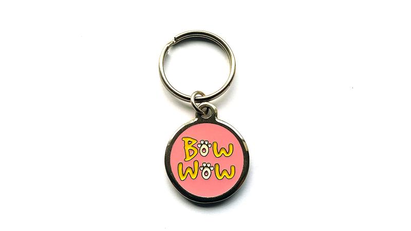 Pink Bow Wow - Pet Tag — E & J Engrave